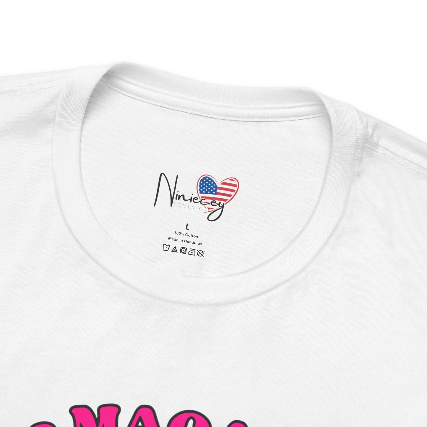 MAGA Girl Tee, Support Women's Empowerment, Patriotic Shirt, Political Gift, Casual Style