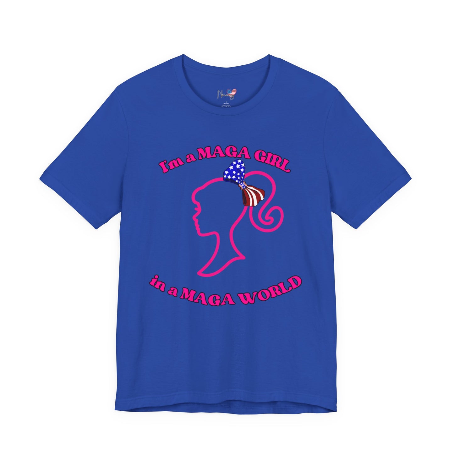 MAGA Girl Tee, Support Women's Empowerment, Patriotic Shirt, Political Gift, Casual Style