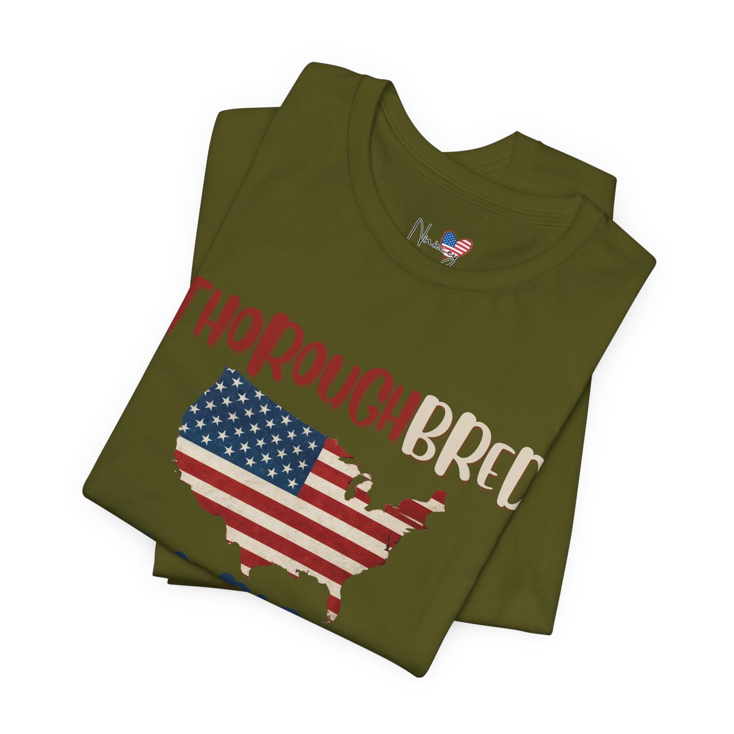 Thoroughbred American Tee – Unisex Jersey Short Sleeve Shirt for Patriotic Celebrations, American Pride, Independence Day, Gift for [...]