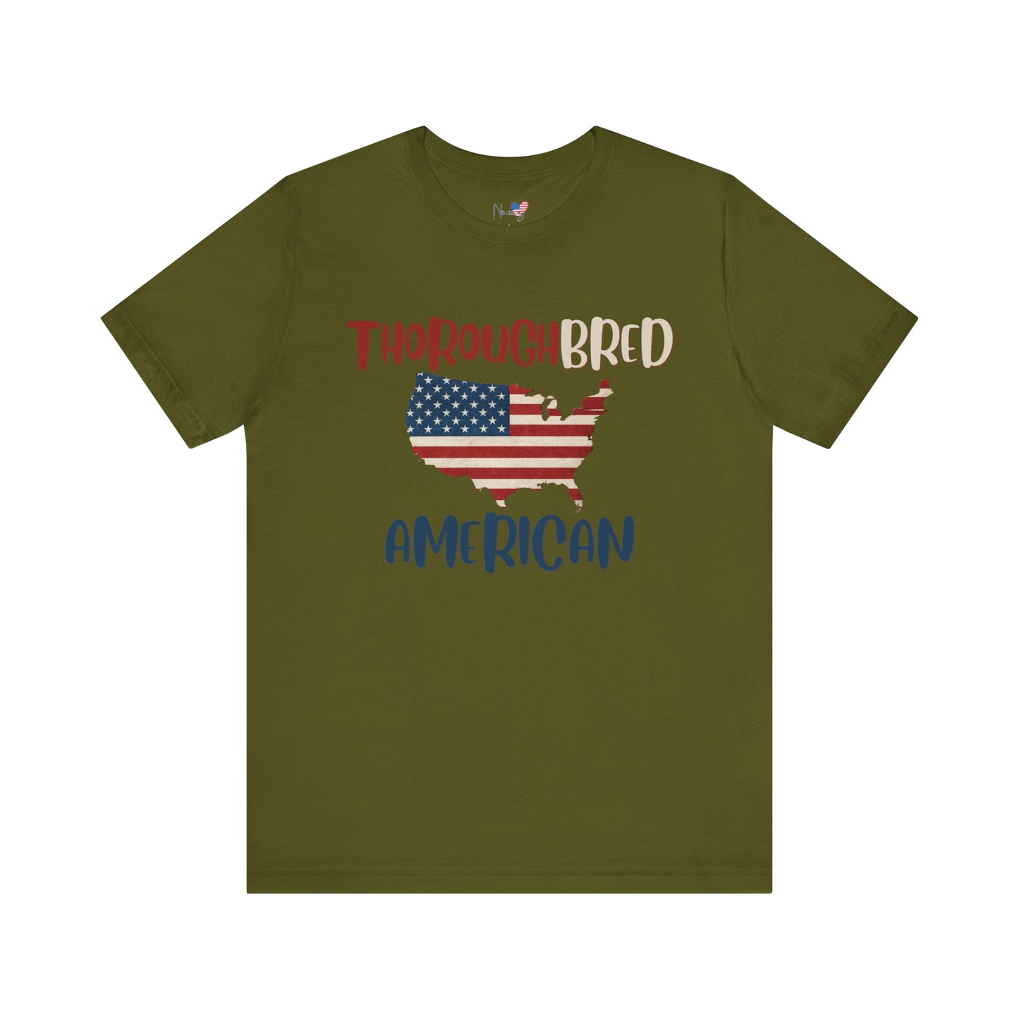 Thoroughbred American Tee – Unisex Jersey Short Sleeve Shirt for Patriotic Celebrations, American Pride, Independence Day, Gift for [...]