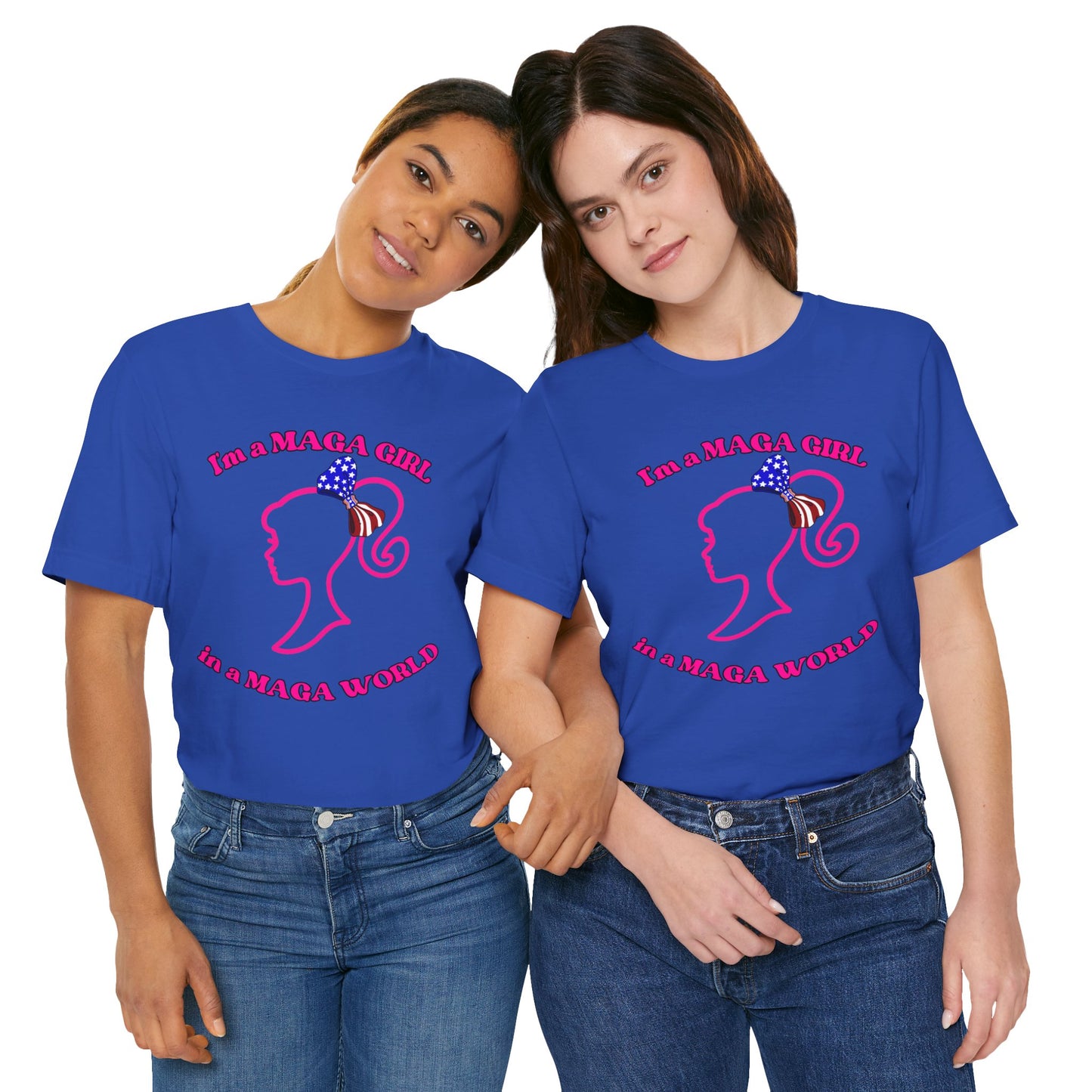 MAGA Girl Tee, Support Women's Empowerment, Patriotic Shirt, Political Gift, Casual Style