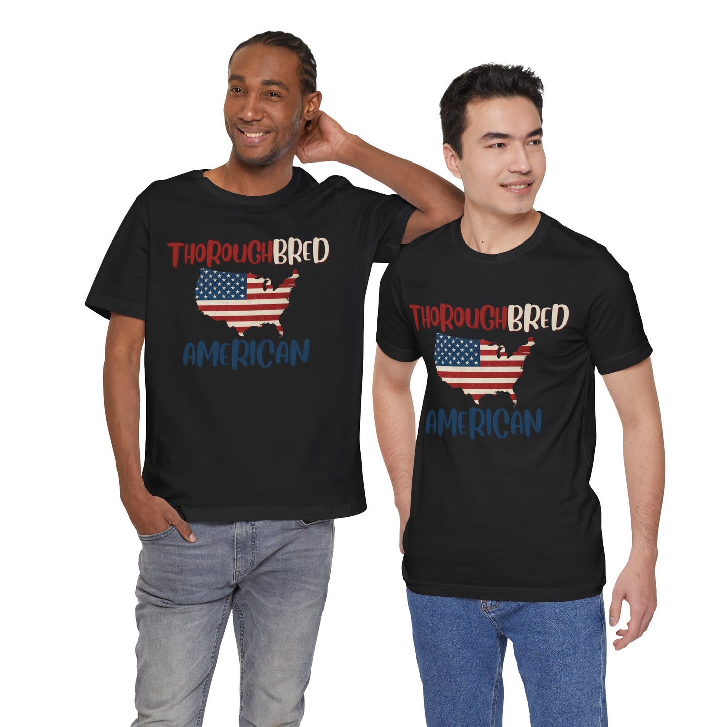 Thoroughbred American Tee – Unisex Jersey Short Sleeve Shirt for Patriotic Celebrations, American Pride, Independence Day, Gift for [...]