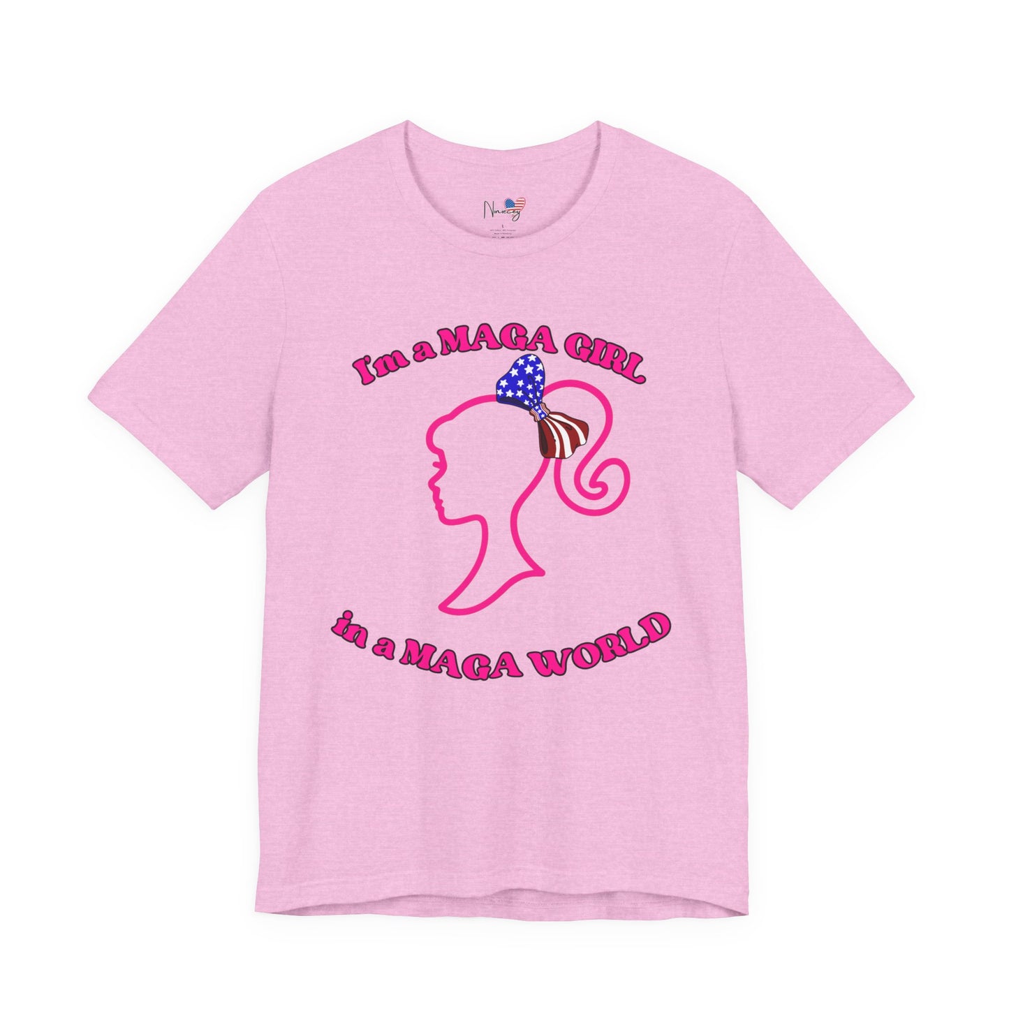 MAGA Girl Tee, Support Women's Empowerment, Patriotic Shirt, Political Gift, Casual Style