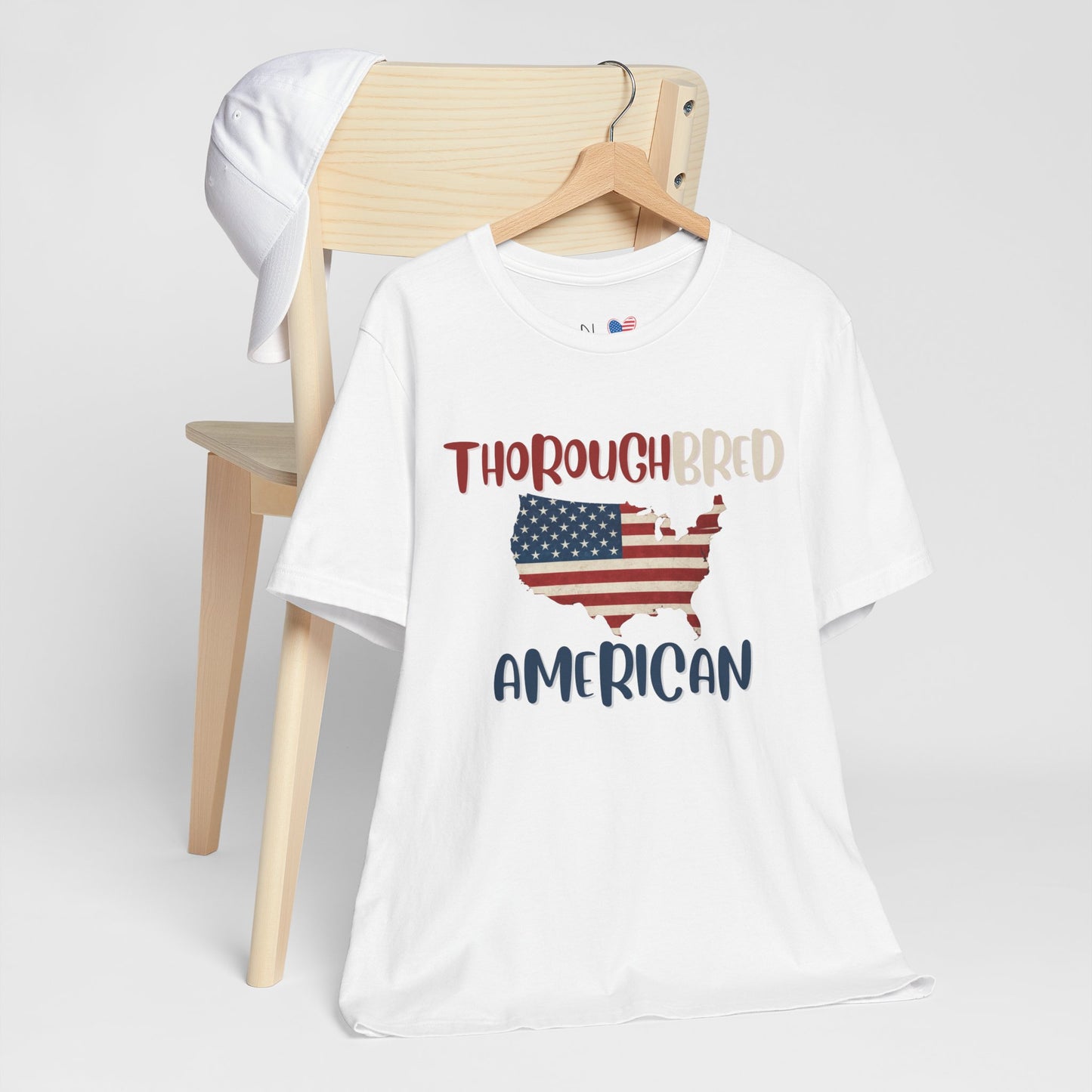 Thoroughbred American Tee – Unisex Jersey Short Sleeve Shirt for Patriotic Celebrations, American Pride, Independence Day, Gift for [...]