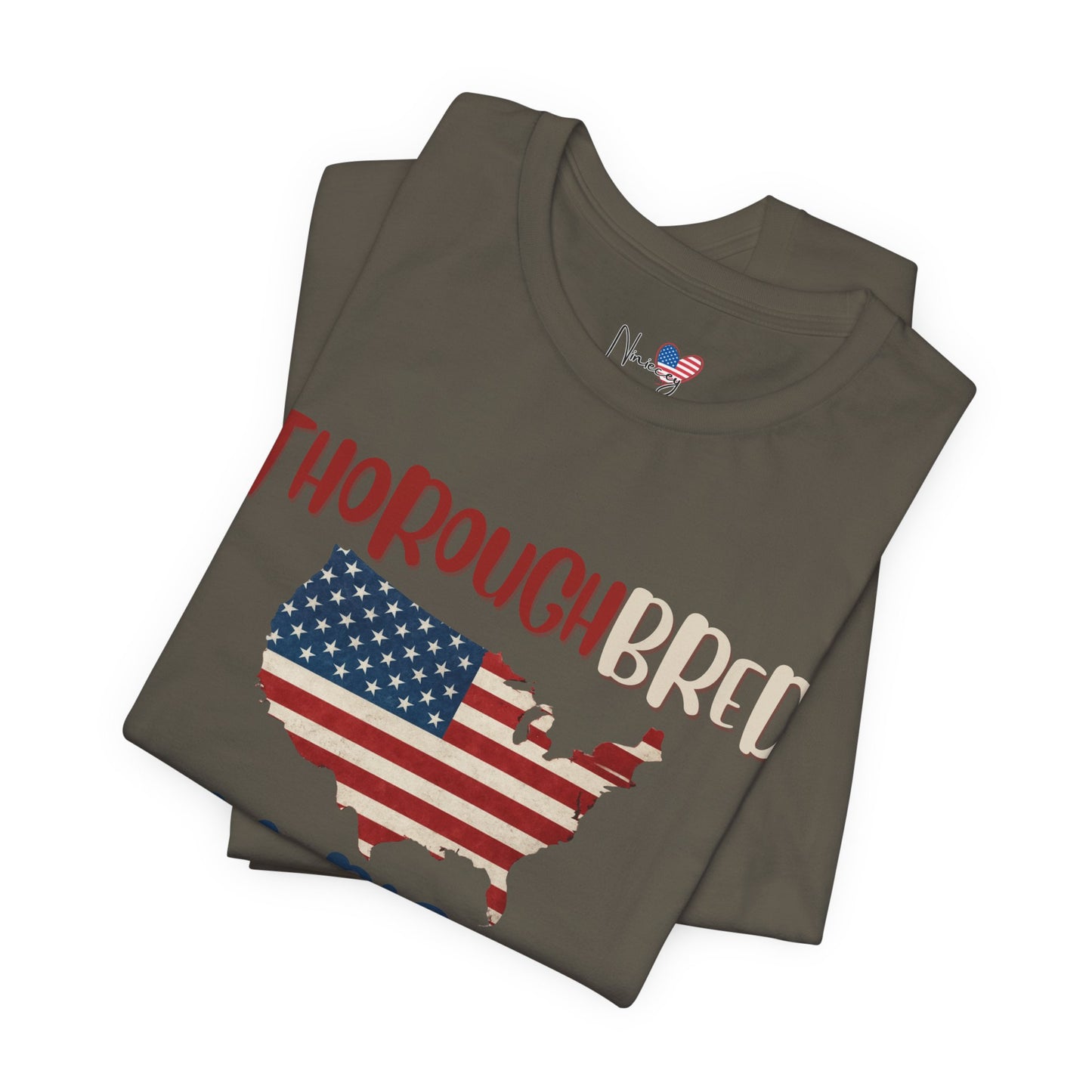 Thoroughbred American Tee – Unisex Jersey Short Sleeve Shirt for Patriotic Celebrations, American Pride, Independence Day, Gift for [...]