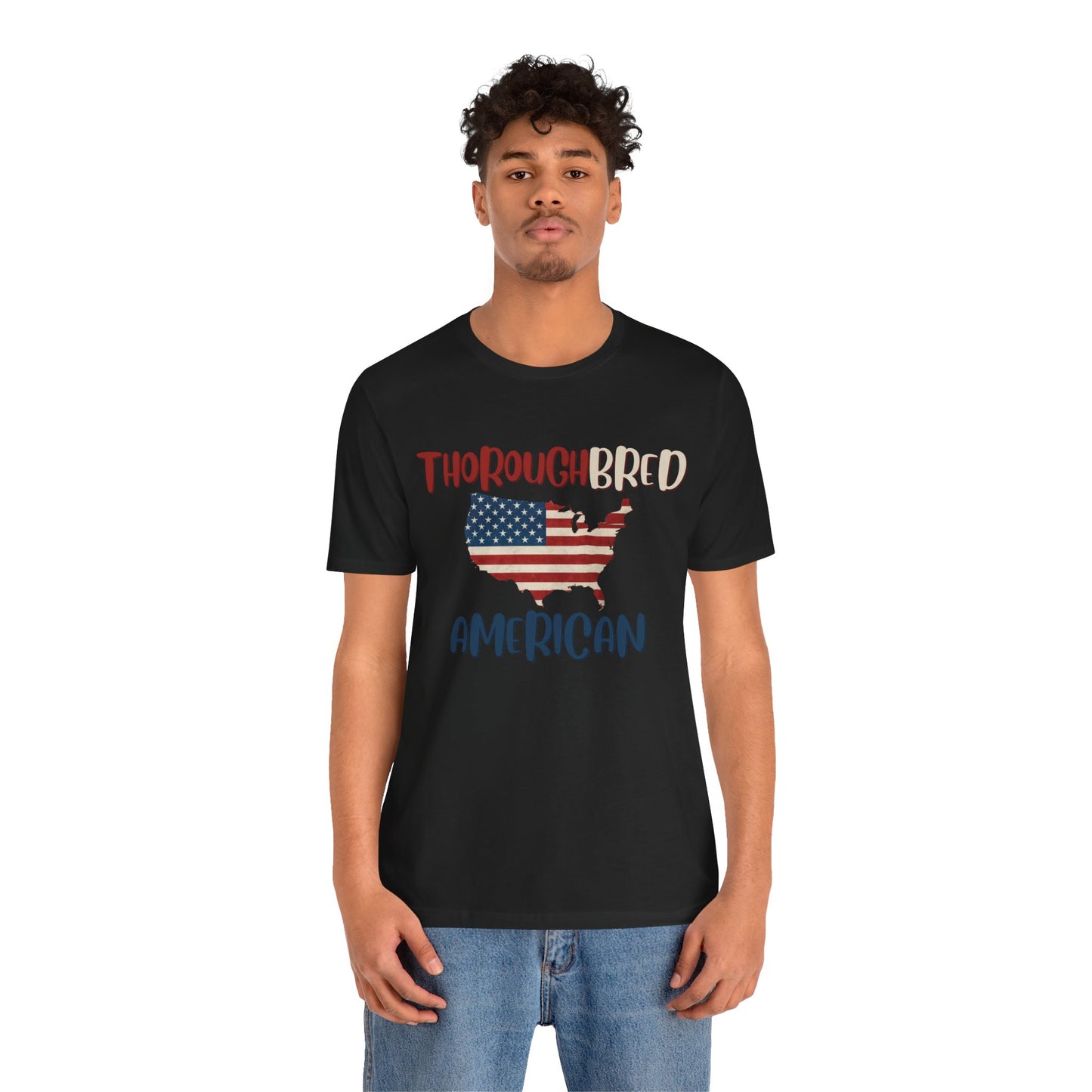 Thoroughbred American Tee – Unisex Jersey Short Sleeve Shirt for Patriotic Celebrations, American Pride, Independence Day, Gift for [...]