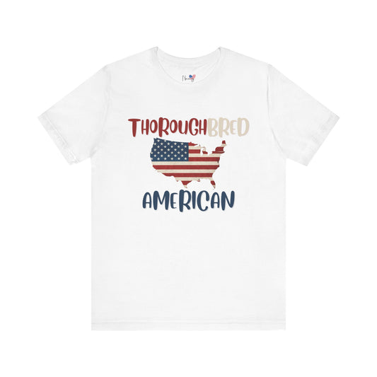Thoroughbred American Tee – Unisex Jersey Short Sleeve Shirt for Patriotic Celebrations, American Pride, Independence Day, Gift for [...]