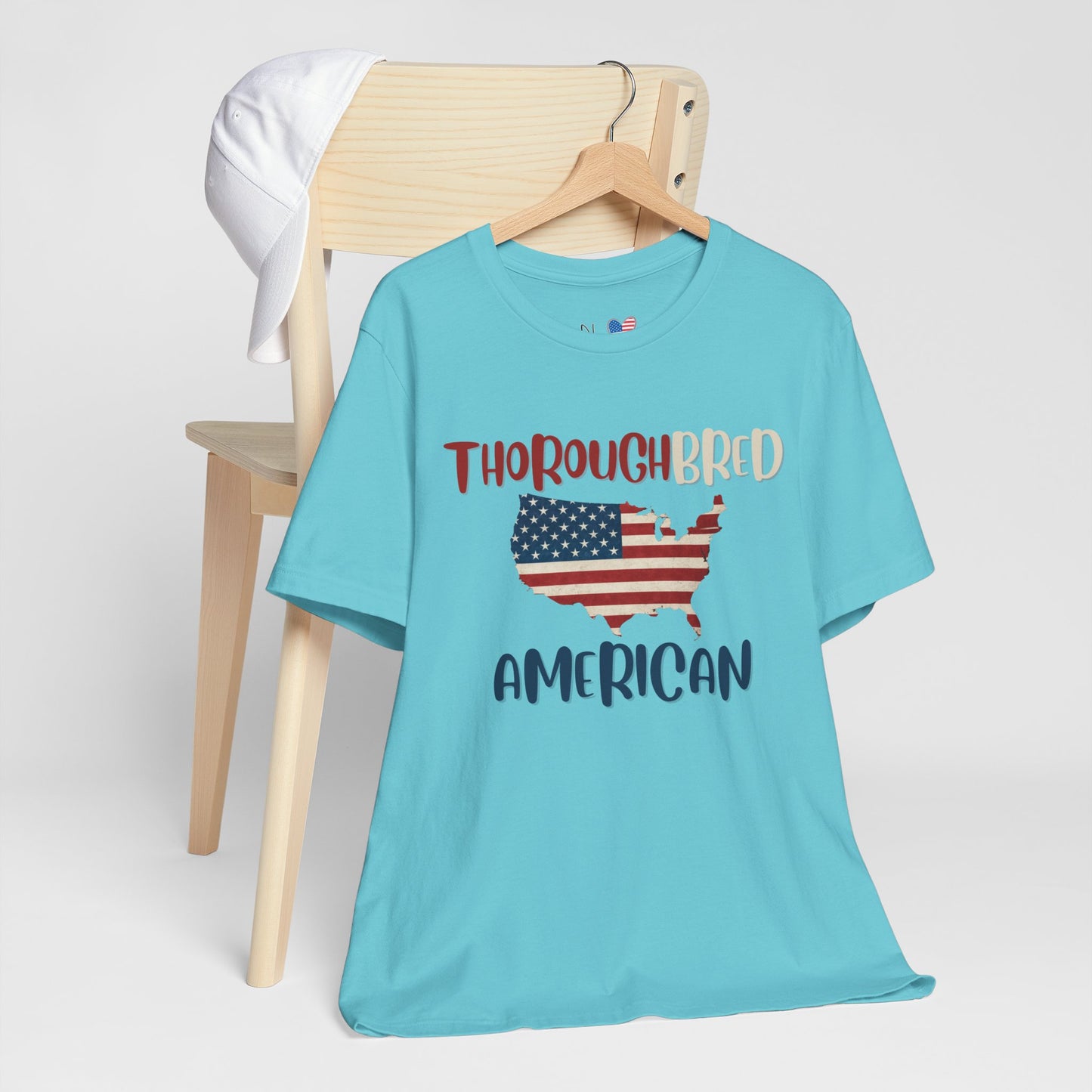 Thoroughbred American Tee – Unisex Jersey Short Sleeve Shirt for Patriotic Celebrations, American Pride, Independence Day, Gift for [...]