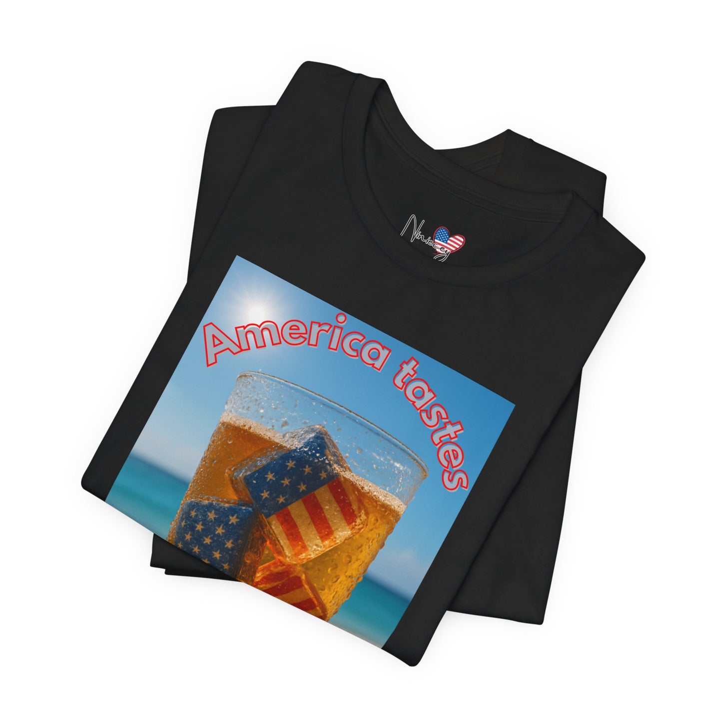 Patriotic Summer Tee - America Tastes Better with ICE Unisex Jersey Short Sleeve Tee
