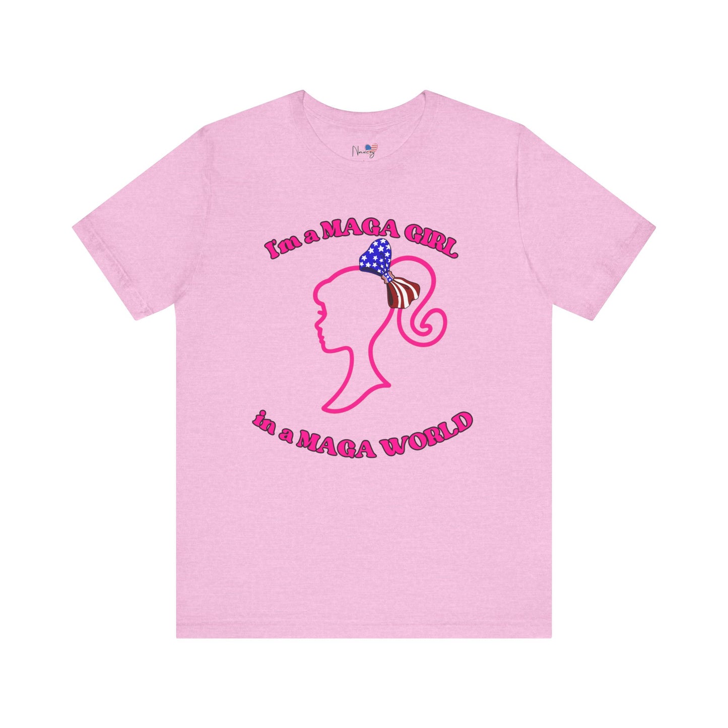 MAGA Girl Tee, Support Women's Empowerment, Patriotic Shirt, Political Gift, Casual Style