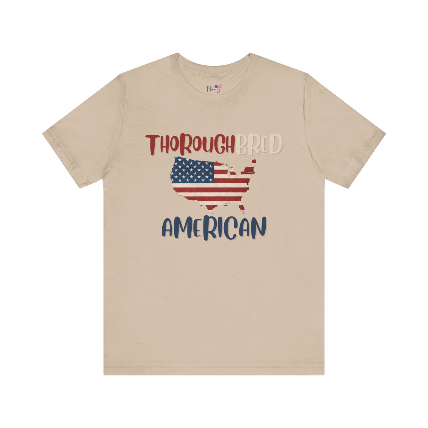 Thoroughbred American Tee – Unisex Jersey Short Sleeve Shirt for Patriotic Celebrations, American Pride, Independence Day, Gift for [...]